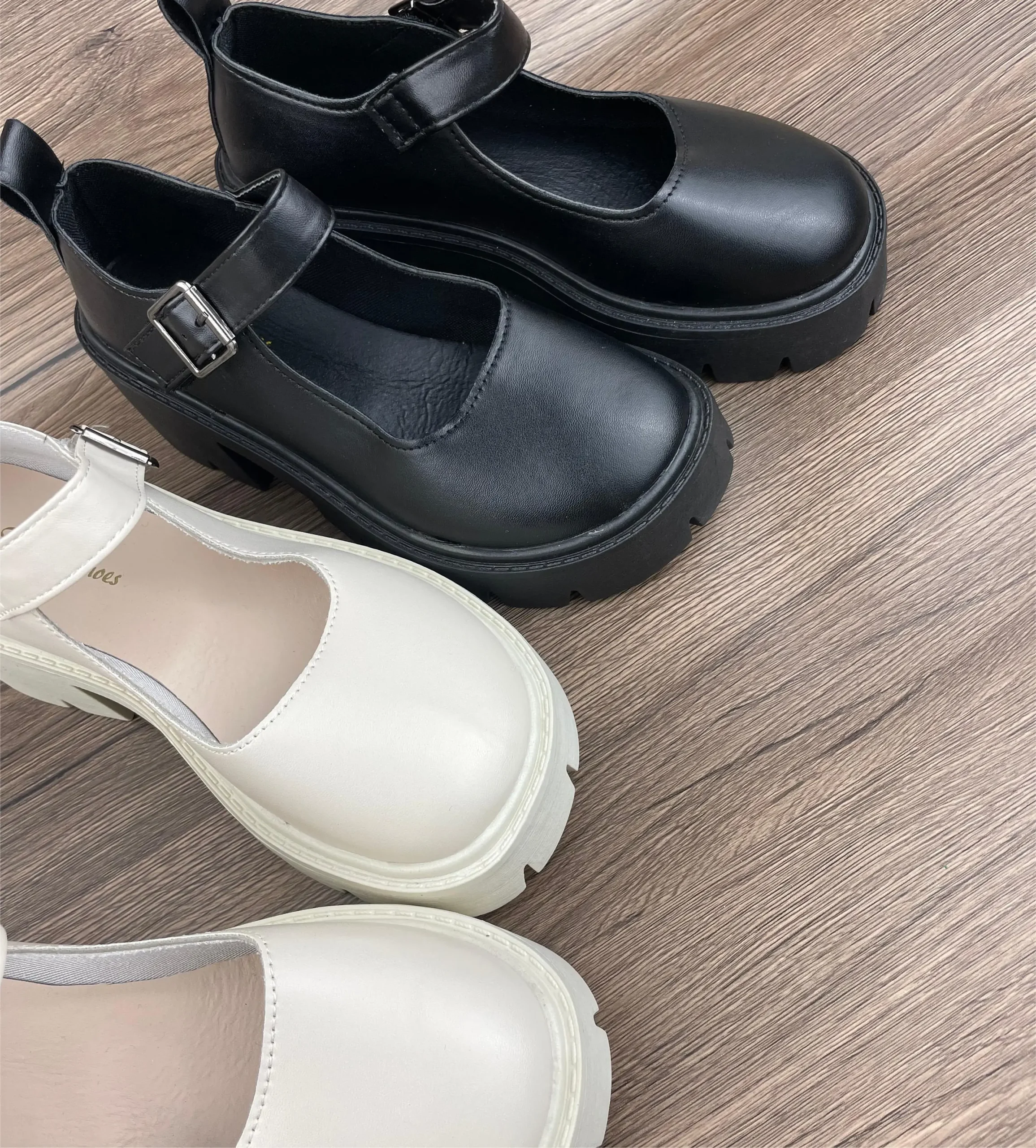 Mary Jane Campus Small Leather Shoes Black Mary