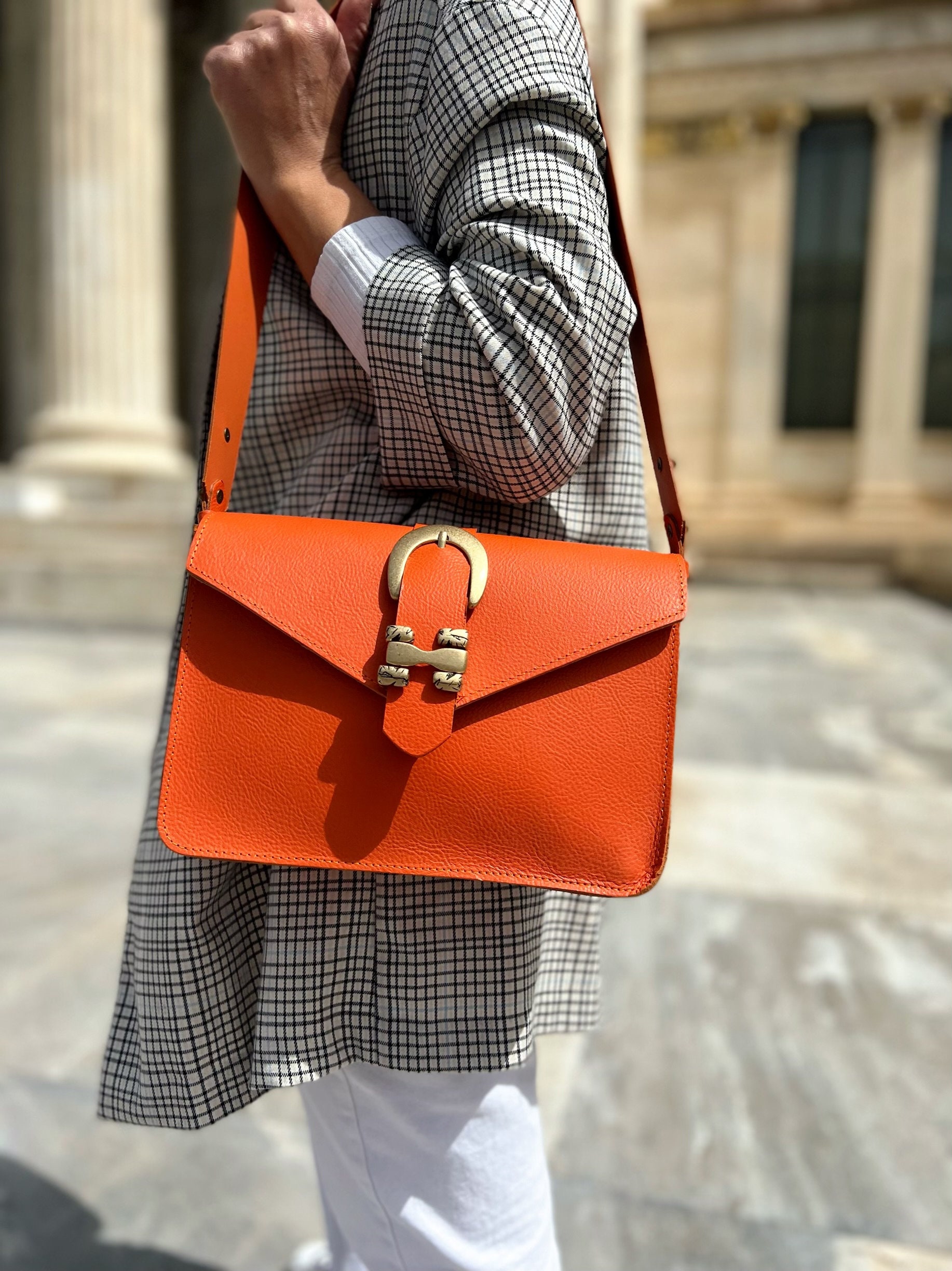 Women Leather Shoulder Bag Crossbody Purse Full Grain